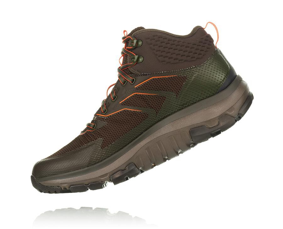 Botas De Montaña Hoka One One Hombre - Toa Gore-Tex - Marrones - VCT731048